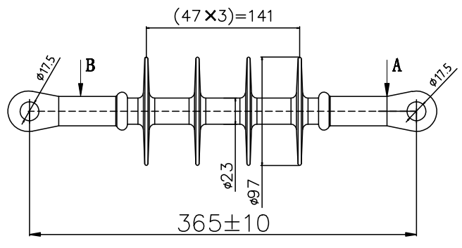 15kV Silicone Rubber Suspension Insulator 15kV Silicone Rubber Suspension Insulator