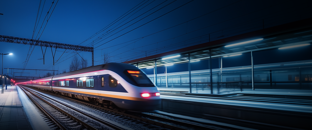 High speed railway transmission