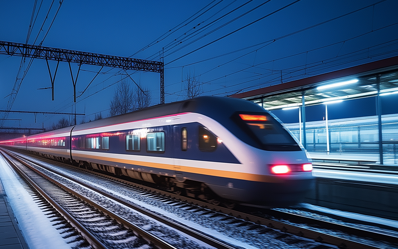 High speed railway transmission