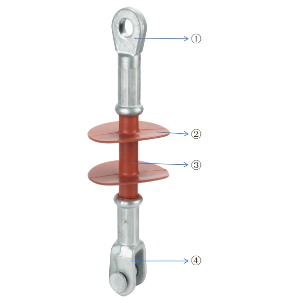 Composite insulators applied in high-pollution distribution networks